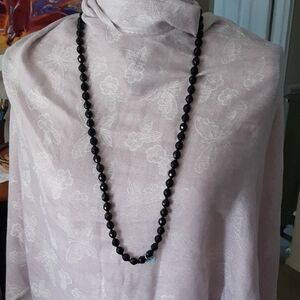 Classic Black Bead Necklace